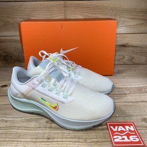NEW SZ 9.5 Nike WNS Air Zoom Pegasus 38 PRM White Volt Running Shoes: DH6507-111